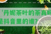 ‘丹妮茶葉的茶真嗎’是抖音里的誰？