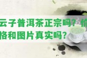 云子普洱茶正宗嗎？價格和圖片真實嗎？