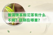 普洱餅茶和沱茶有什么不同？區(qū)別在哪里？