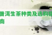 普洱生茶種類及選購指南