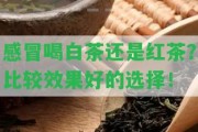 感冒喝白茶還是紅茶？比較效果好的選擇！